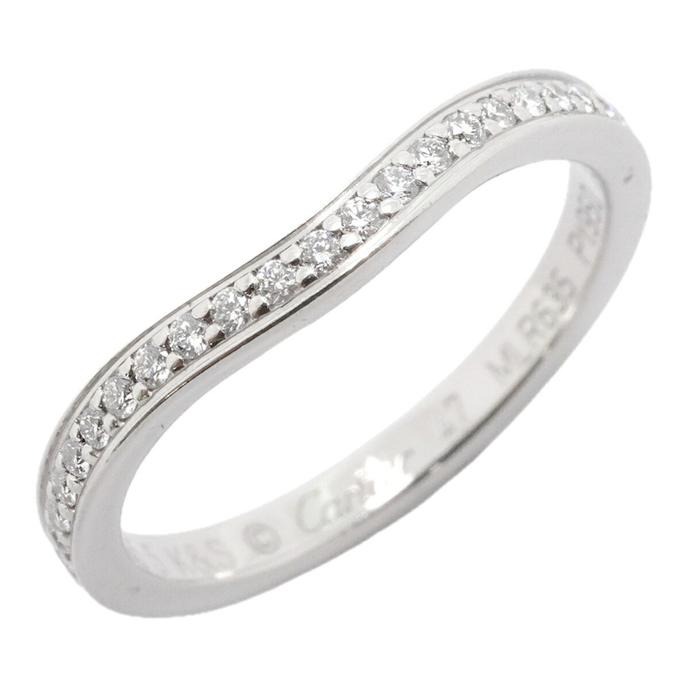 CARTIER Silver Diamond Ring